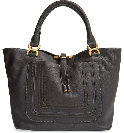 chloe marcie leather tote|chloe marcie bag nordstrom.